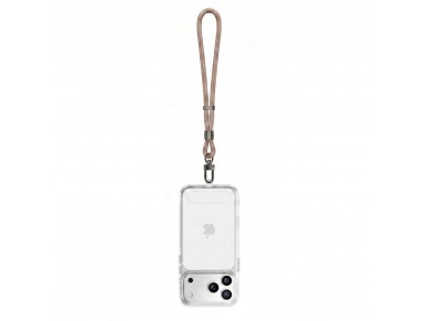 Pulseira de corda Tech-Protect C11S para celular - Bege Pulseira de corda Tech-Protect C11S para celular - Bege