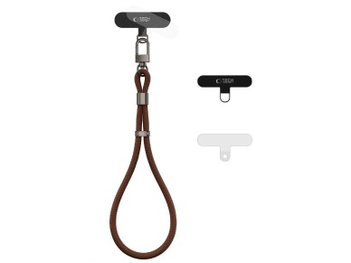Pulseira de corda Tech-Protect C11S para celular - Marrom