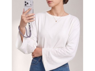Pulseira de corda Tech-Protect C11S para celular - Cinza Pulseira de corda Tech-Protect C11S para celular - Cinza
