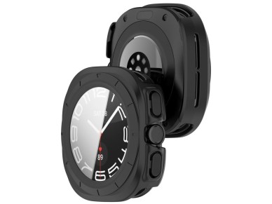 Funda Tech-Protect Defense (paquete de 2) para Samsung Galaxy Watch Ultra de 47 mm - Negro mate tran Funda Tech-Protect Defense (paquete de 2) para Samsung Galaxy Watch Ultra de 47 mm - Negro mate tran