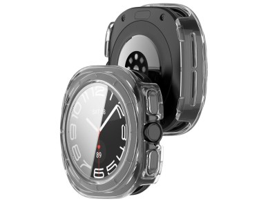 Funda Tech-Protect Defense (paquete de 2) para Samsung Galaxy Watch Ultra de 47 mm - Negro mate tran Funda Tech-Protect Defense (paquete de 2) para Samsung Galaxy Watch Ultra de 47 mm - Negro mate tran