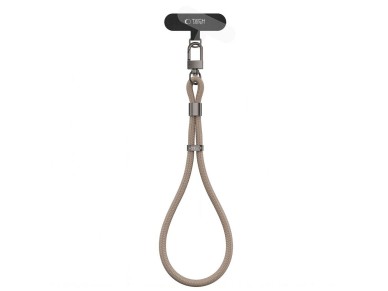Pulseira de corda Tech-Protect C11S para celular - Bege Pulseira de corda Tech-Protect C11S para celular - Bege