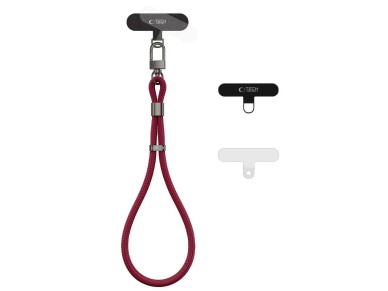 Tech-Protect C11S Rope Wrist Strap for Phone - Burgundy Tech-Protect C11S Rope Wrist Strap for Phone - Burgundy