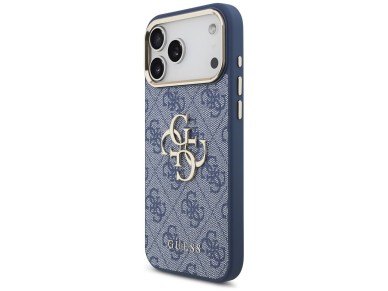 Guess 4G Big 4G Classic Logo Case for iPhone 18 Pro Max / 17 Pro Max - Blue and Gold Guess 4G Big 4G Classic Logo Case for iPhone 18 Pro Max / 17 Pro Max - Blue and Gold