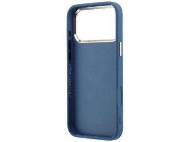 Funda Guess 4G con logo grande de resina para iPhone 17 Pro / 18 Pro - Azul claro