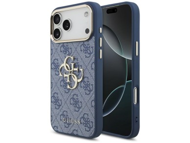 Guess 4G Big 4G Classic Logo Case for iPhone 18 Pro Max / 17 Pro Max - Blue and Gold Guess 4G Big 4G Classic Logo Case for iPhone 18 Pro Max / 17 Pro Max - Blue and Gold