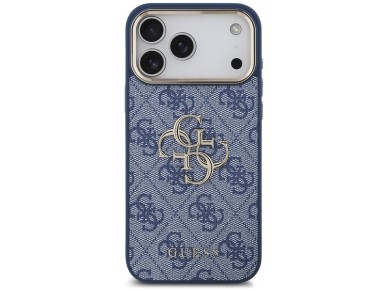 Guess 4G Big 4G Classic Logo Case for iPhone 18 Pro Max / 17 Pro Max - Blue and Gold Guess 4G Big 4G Classic Logo Case for iPhone 18 Pro Max / 17 Pro Max - Blue and Gold