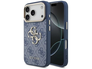Guess 4G Big 4G Classic Logo Case for iPhone 18 Pro / 17 Pro - Blue and Gold Guess 4G Big 4G Classic Logo Case for iPhone 18 Pro / 17 Pro - Blue and Gold