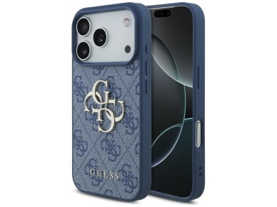 Guess 4G Big Logo Case for iPhone 17 Pro / 18 Pro - Blue Guess 4G Big Logo Case for iPhone 17 Pro / 18 Pro - Blue