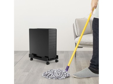 Suporte para computador Orico CPB3 com rodas, capacidade de carga de 20 kg - preto