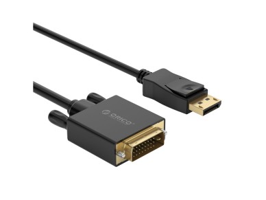Orico XD-DTD DisplayPort to DVI 4K Cable 1m - Black Orico XD-DTD DisplayPort to DVI 4K Cable 1m - Black