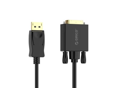 Orico XD-DTD DisplayPort to DVI 4K Cable 1m - Black Orico XD-DTD DisplayPort to DVI 4K Cable 1m - Black