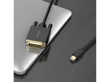 Cable Orico XD-MDTD Mini DisplayPort a DVI Full HD 60 Hz de 2 m - Negro