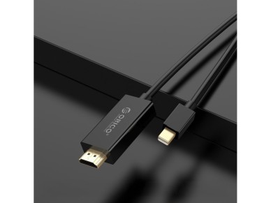 Orico XD-MDTD Mini DisplayPort to DVI Full HD 60 Hz Cable 2 m - Black