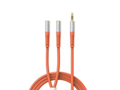 Cable de audio Orico AX2-10 con divisor minijack de 3,5 mm para auriculares y micr�fono, cable de 1 