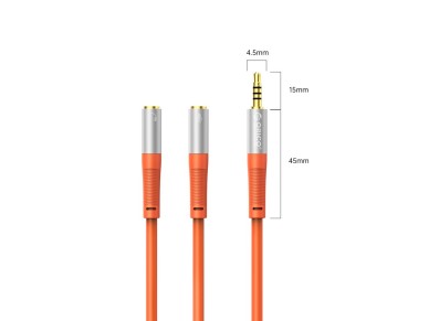 Cable de audio Orico AX2-10 con divisor minijack de 3,5 mm para auriculares y micr�fono, cable de 1 