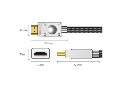 Cable HDMI 2.0 Orico H4BY de 0,5 m - Negro Cable HDMI 2.0 Orico H4BY de 0,5 m - Negro