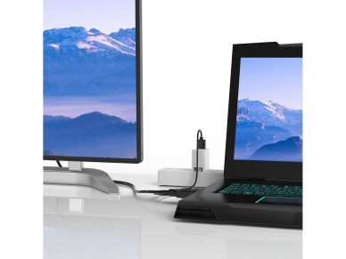 Cabo Orico XD-VATH VGA e mini jack de 3,5 mm para HDMI Full HD 60 Hz com alimentação USB, 5 m - pret Cabo Orico XD-VATH VGA e mini jack de 3,5 mm para HDMI Full HD 60 Hz com alimentação USB, 5 m - pret