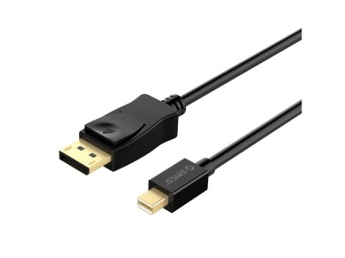 Cabo Orico XD-MDTH4 4K 30Hz Mini DisplayPort para HDMI 3m - Preto Cabo Orico XD-MDTH4 4K 30Hz Mini DisplayPort para HDMI 3m - Preto