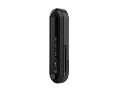 Leitor de cartões de memória Orico CRS21 USB 3.0 SD e microSD - preto Leitor de cartões de memória Orico CRS21 USB 3.0 SD e microSD - preto