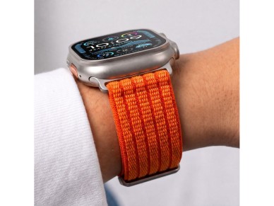 Tech-Protect Nylon Sport Band for Apple Watch 44 / 45 / 46 / 49 mm - Orange Tech-Protect Nylon Sport Band for Apple Watch 44 / 45 / 46 / 49 mm - Orange
