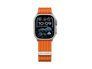 Tech-Protect Nylon Sport Band for Apple Watch 44 / 45 / 46 / 49 mm - Orange Tech-Protect Nylon Sport Band for Apple Watch 44 / 45 / 46 / 49 mm - Orange