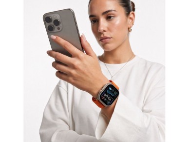 Tech-Protect Nylon Sport Band for Apple Watch 44 / 45 / 46 / 49 mm - Orange Tech-Protect Nylon Sport Band for Apple Watch 44 / 45 / 46 / 49 mm - Orange