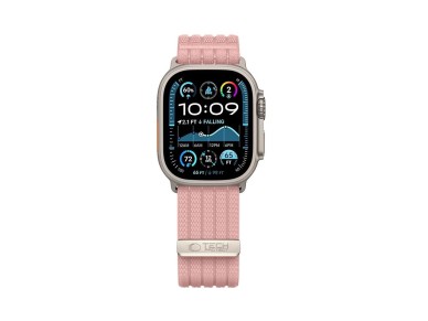 Tech-Protect Nylon Sport Band for Apple Watch 44/45/46/49 mm - Light Pink Tech-Protect Nylon Sport Band for Apple Watch 44/45/46/49 mm - Light Pink