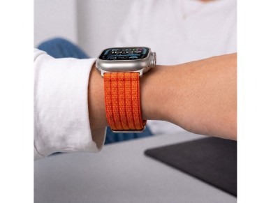 Tech-Protect Nylon Sport Band for Apple Watch 44 / 45 / 46 / 49 mm - Orange Tech-Protect Nylon Sport Band for Apple Watch 44 / 45 / 46 / 49 mm - Orange