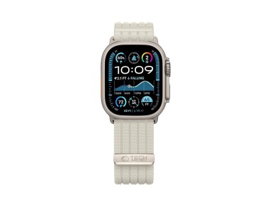 Tech-Protect Nylon Sport Strap for Apple Watch 44 / 45 / 46 / 49 mm - Beige Tech-Protect Nylon Sport Strap for Apple Watch 44 / 45 / 46 / 49 mm - Beige