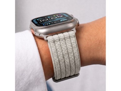 Tech-Protect Nylon Sport Strap for Apple Watch 44 / 45 / 46 / 49 mm - Beige Tech-Protect Nylon Sport Strap for Apple Watch 44 / 45 / 46 / 49 mm - Beige