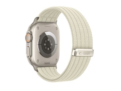 Tech-Protect Nylon Sport Strap for Apple Watch 44 / 45 / 46 / 49 mm - Beige Tech-Protect Nylon Sport Strap for Apple Watch 44 / 45 / 46 / 49 mm - Beige