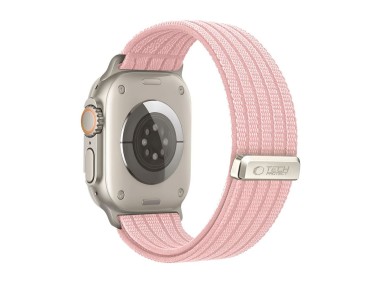 Tech-Protect Nylon Sport Band for Apple Watch 44/45/46/49 mm - Light Pink Tech-Protect Nylon Sport Band for Apple Watch 44/45/46/49 mm - Light Pink