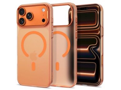 Capa Tech-Protect MagZero MagSafe para iPhone 17 Pro / 18 Pro - laranja fosco