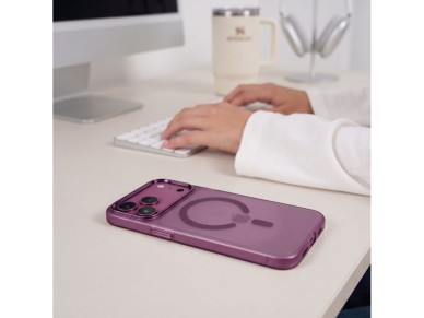 Tech-Protect MagZero MagSafe Case for iPhone 17 Pro Max / 18 Pro Max - Burgundy Matte