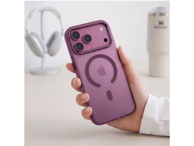 Tech-Protect MagZero MagSafe Case for iPhone 17 Pro Max / 18 Pro Max - Burgundy Matte