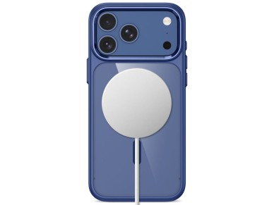 Capa Tech-Protect Magmat Magsafe CC para iPhone 17 Pro Max / 18 Pro Max - Azul Marinho Transparente Capa Tech-Protect Magmat Magsafe CC para iPhone 17 Pro Max / 18 Pro Max - Azul Marinho Transparente
