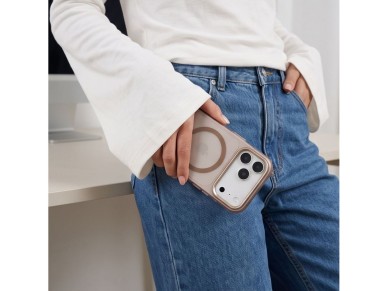 Funda Tech-Protect MagZero MagSafe para iPhone 17 Pro / 18 Pro - marrón mate Funda Tech-Protect MagZero MagSafe para iPhone 17 Pro / 18 Pro - marrón mate