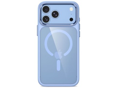 Capa Tech-Protect Magmat Magsafe CC para iPhone 17 Pro Max / 18 Pro Max - Azul Claro Transparente Capa Tech-Protect Magmat Magsafe CC para iPhone 17 Pro Max / 18 Pro Max - Azul Claro Transparente