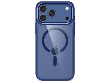 Capa Tech-Protect Magmat Magsafe CC para iPhone 17 Pro Max / 18 Pro Max - Azul Marinho Transparente Capa Tech-Protect Magmat Magsafe CC para iPhone 17 Pro Max / 18 Pro Max - Azul Marinho Transparente