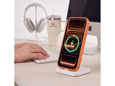 Tech-Protect MagPrime MagSafe CC case for iPhone 18 Pro / 17 Pro - matte orange Tech-Protect MagPrime MagSafe CC case for iPhone 18 Pro / 17 Pro - matte orange