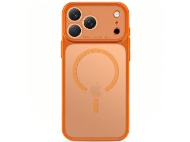 Tech-Protect MagPrime MagSafe CC Case for iPhone 18 Pro Max / 17 Pro Max - Matte Orange Tech-Protect MagPrime MagSafe CC Case for iPhone 18 Pro Max / 17 Pro Max - Matte Orange