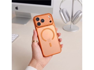 Tech-Protect MagPrime MagSafe CC Case for iPhone 18 Pro Max / 17 Pro Max - Matte Orange Tech-Protect MagPrime MagSafe CC Case for iPhone 18 Pro Max / 17 Pro Max - Matte Orange