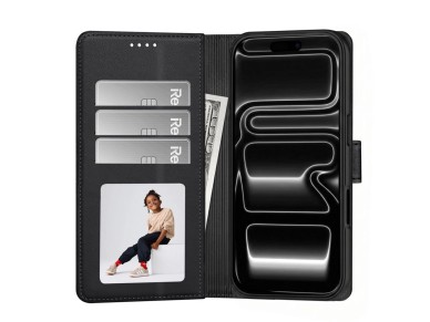 Funda tipo cartera Tech-Protect MagSafe para iPhone 17 Pro / 18 Pro - negro mate Funda tipo cartera Tech-Protect MagSafe para iPhone 17 Pro / 18 Pro - negro mate