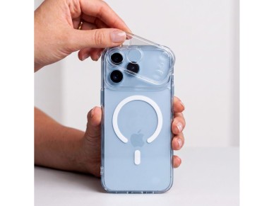 Tech-Protect MagPeak MagSafe CC Case for iPhone 18 Pro / 17 Pro - Clear Tech-Protect MagPeak MagSafe CC Case for iPhone 18 Pro / 17 Pro - Clear