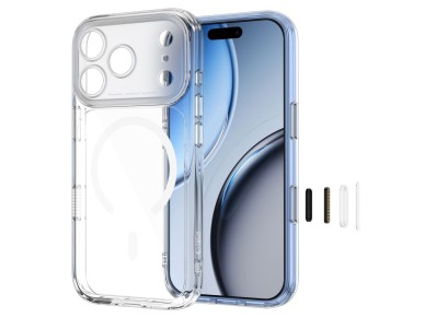 Tech-Protect MagPeak MagSafe CC Case for iPhone 18 Pro Max / 17 Pro Max - Clear Tech-Protect MagPeak MagSafe CC Case for iPhone 18 Pro Max / 17 Pro Max - Clear