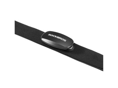 Cinta de monitoramento cardíaco Rockbros HRM812 Bluetooth ANT+ com sensor IP67 - Preta Cinta de monitoramento cardíaco Rockbros HRM812 Bluetooth ANT+ com sensor IP67 - Preta
