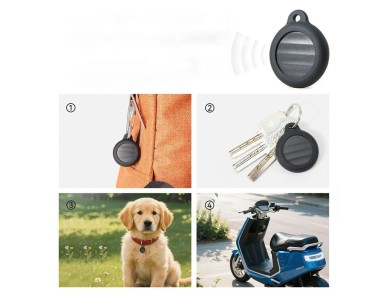 Localizador Bluetooth Rockbros RT1W para Apple - Negro