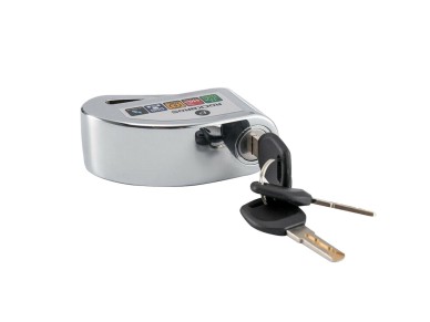 Cadeado para bicicleta Rockbros LBAYG8308 com alarme e trava de disco - Preto