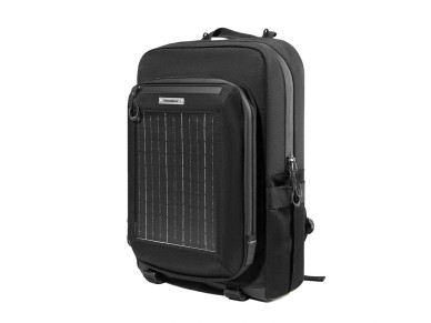 Mochila de ciclismo Rockbros H51 com painel solar - Preta Mochila de ciclismo Rockbros H51 com painel solar - Preta
